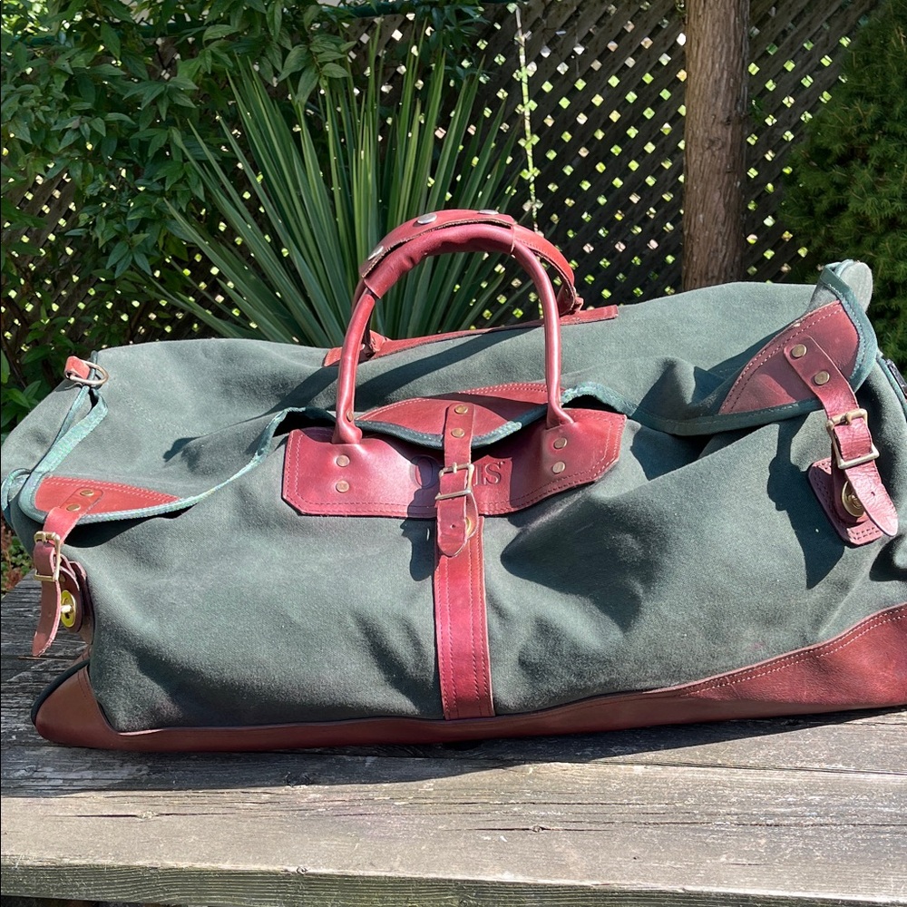 🍾🥂Host pick 🎉Vintage Orvis Battenkill Duffel Bag – 28” x 13” – EUC - Picture 3 of 13